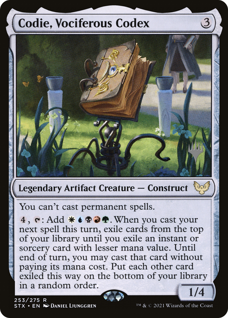 Codie, Vociferous Codex (PPSTX-253P) - Strixhaven: School of Mages Promos (Promo Pack)