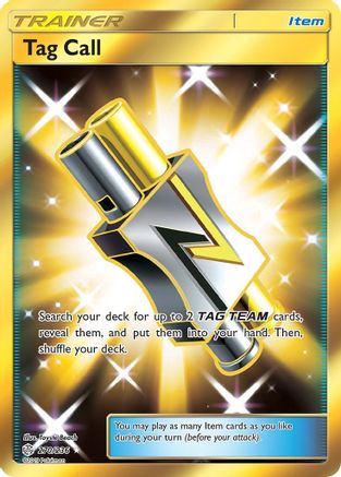Tag Call (Secret) (270/236) - SM Cosmic Eclipse Holofoil - Secret Rare