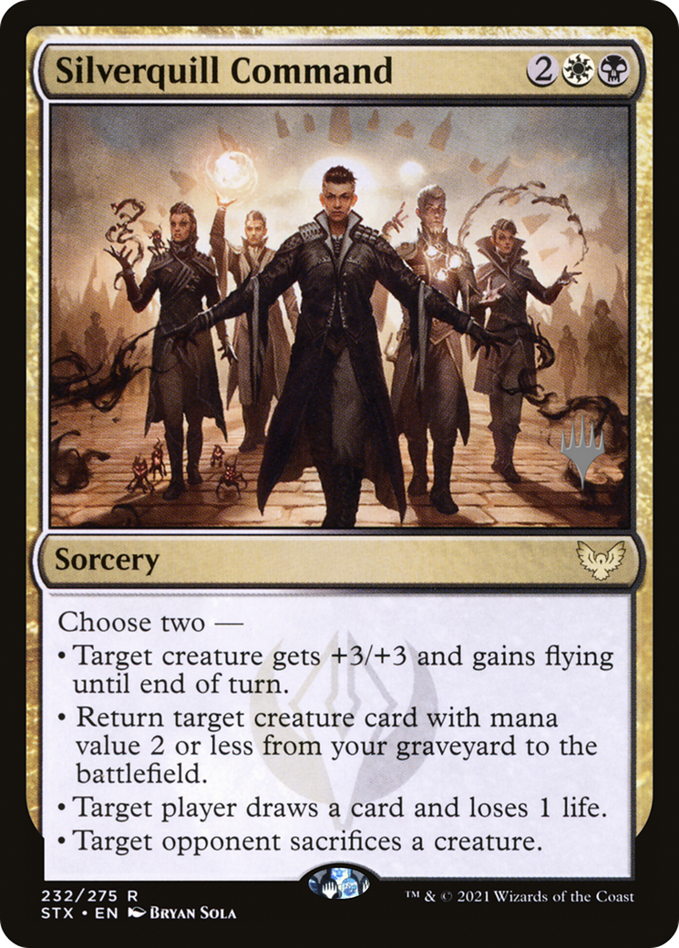 Silverquill Command (PPSTX-232) - Strixhaven: School of Mages Promos (Promo Pack)