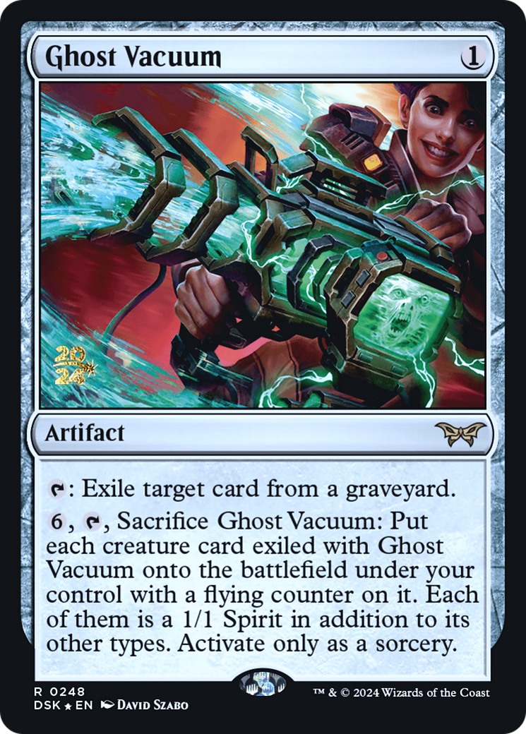 Ghost Vacuum (PRE-248) - Duskmourn: House of Horror Promos (Prerelease) Foil