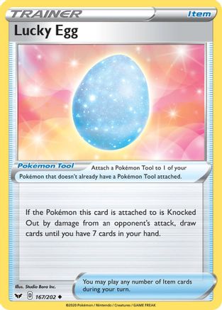 Lucky Egg 167/202 - SWSH01 Sword & Shield Base Set Normal - Uncommon