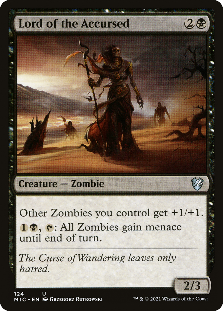 Lord of the Accursed (MIC-124) - Midnight Hunt Commander
