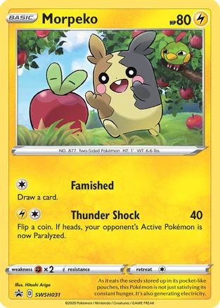 Morpeko SWSH031 - SWSH Sword & Shield Promo Cards Holofoil - Promo