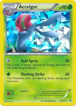 Accelgor 012/101 - Deck Exclusives Holofoil - Holo Rare