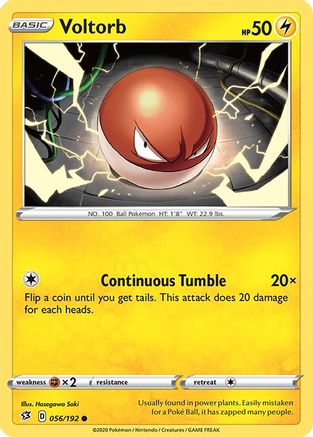 Voltorb 056/192 - SWSH02 Rebel Clash Normal - Common