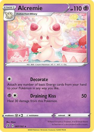 Alcremie 087/192 - SWSH02 Rebel Clash Normal - Rare