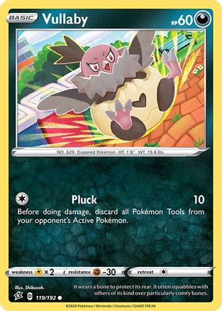 Vullaby 119/192 - SWSH02 Rebel Clash Normal - Common