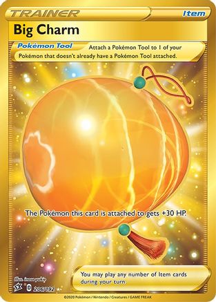 Big Charm (Secret) 206/192 - SWSH02 Rebel Clash Holofoil - Secret Rare