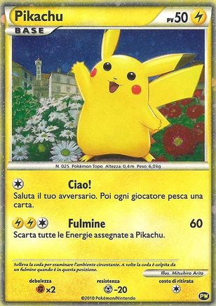 Pikachu (Italian) (PW/null) - Pikachu World Collection Promos Holofoil - Promo