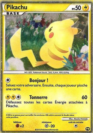 Pikachu (French) (PW/null) - Pikachu World Collection Promos Holofoil - Promo