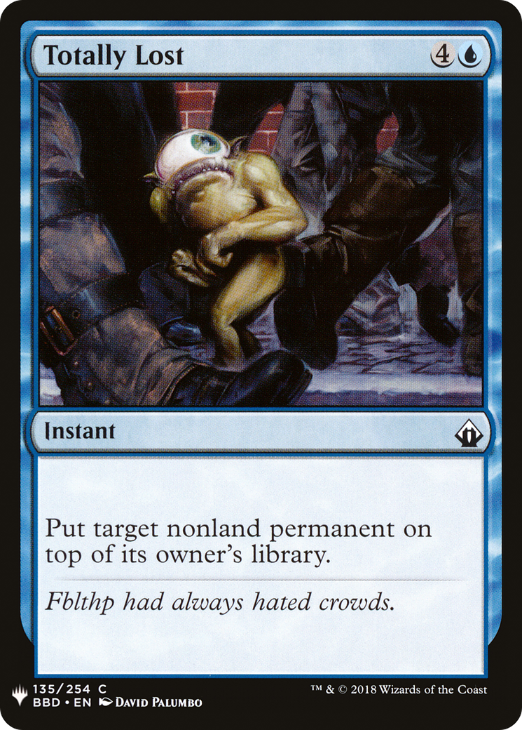 Totally Lost (LIST-BBD-135) - The List