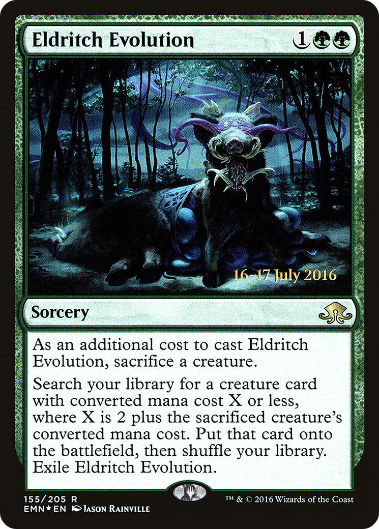 Eldritch Evolution (PRE-155S) - Eldritch Moon Promos (Prerelease) Foil