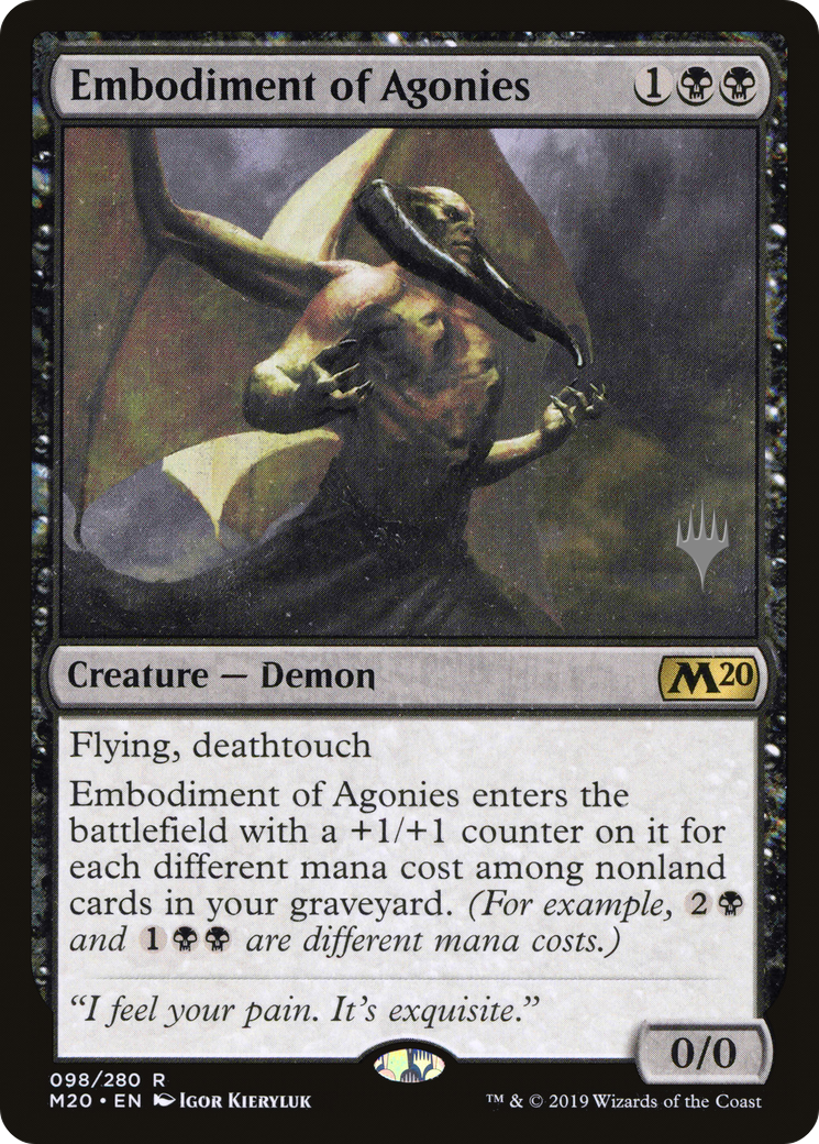 Embodiment of Agonies (PPM20-98P) - Core Set 2020 Promos (Promo Pack)