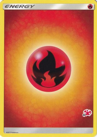 Fire Energy (#22 Charizard Stamped) - Battle Academy Normal