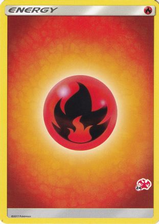Fire Energy (#24 Charizard Stamped) - Battle Academy Normal