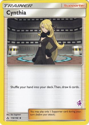 Cynthia (Mewtwo Stamped) (119/156) - Battle Academy - Promo