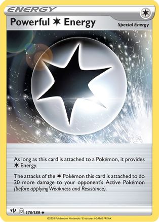 Powerful C Energy 176/189 - SWSH03 Darkness Ablaze Normal - Uncommon