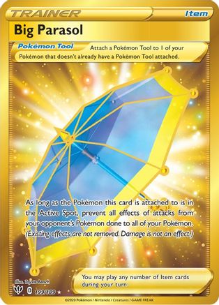 Big Parasol (Secret) 199/189 - SWSH03 Darkness Ablaze Holofoil - Secret Rare