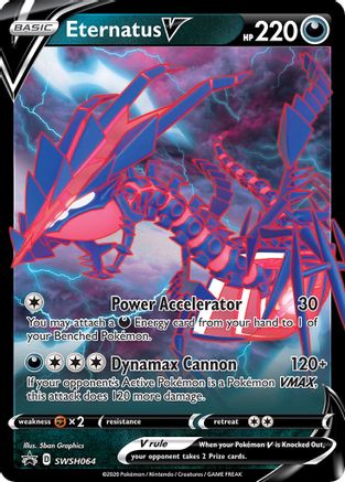 Eternatus V SWSH064 - SWSH Sword & Shield Promo Cards Holofoil - Promo