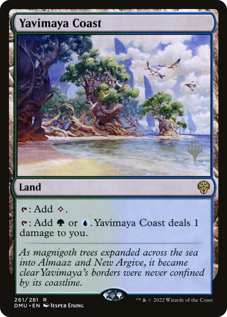 Yavimaya Coast (PPDMU-261P) - Dominaria United Promos (Promo Pack)