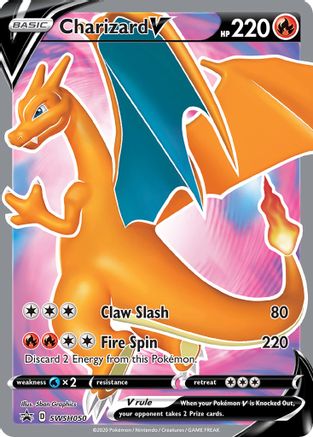 Charizard V SWSH050 - SWSH Sword & Shield Promo Cards Holofoil - Promo