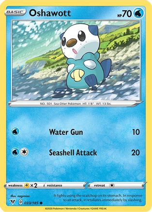 Oshawott 033/185 - SWSH04 Vivid Voltage Normal - Common