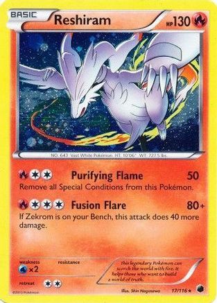 Reshiram 017/116 - Miscellaneous Cards & Products Holofoil - Promo