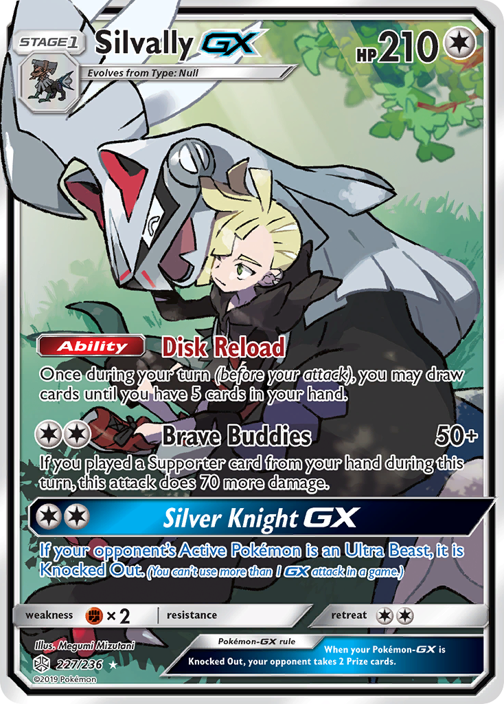Silvally GX (Full Art) (227/236) - SM Cosmic Eclipse Holofoil - Ultra Rare