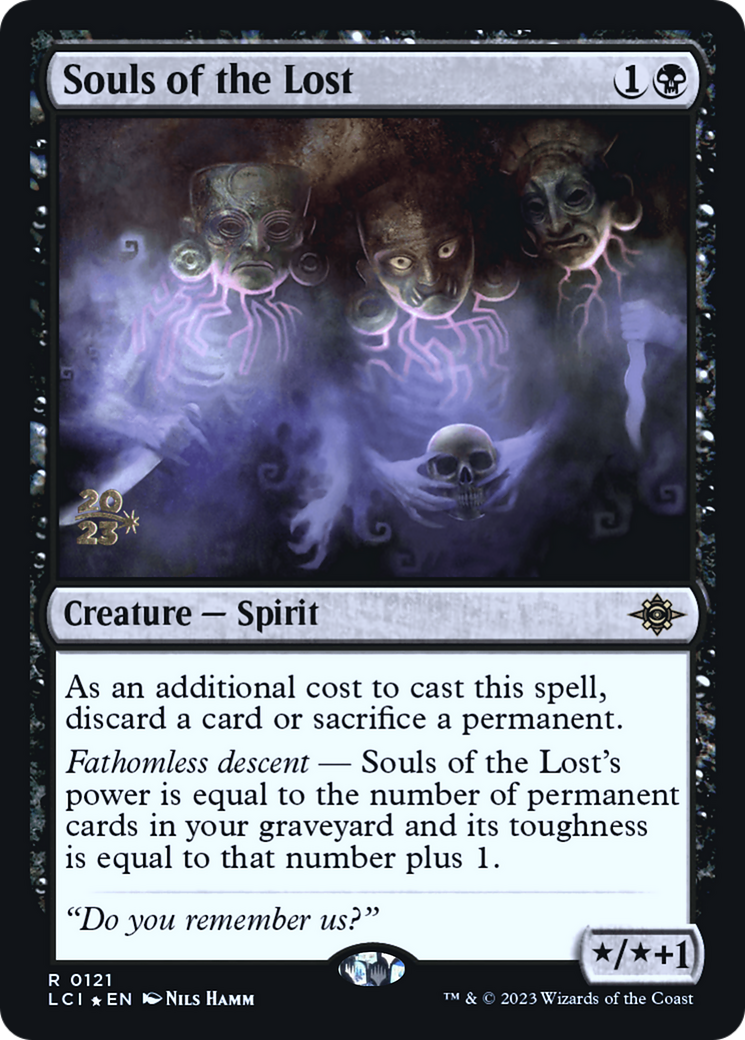Souls of the Lost (PRE-121) - The Lost Caverns of Ixalan Promos (Prerelease) Foil