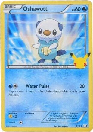 Oshawott (21/25) - McDonalds 25th Anniversary Promos - Promo