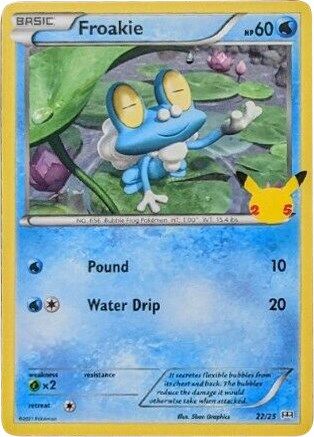 Froakie (22/25) - McDonalds 25th Anniversary Promos Holofoil - Promo