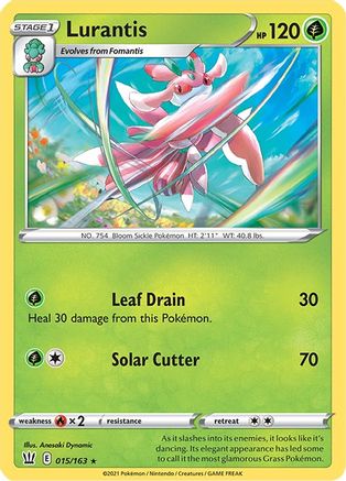 Lurantis 015/163 - SWSH05 Battle Styles Normal - Rare
