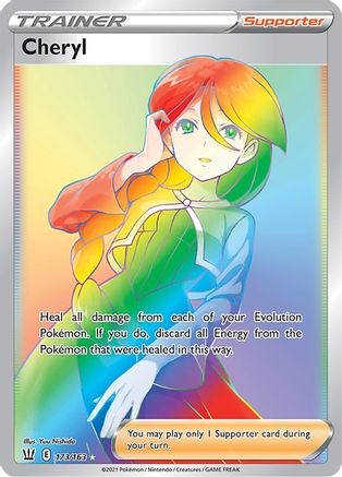 Cheryl (Secret) 173/163 - SWSH05 Battle Styles Holofoil - Secret Rare