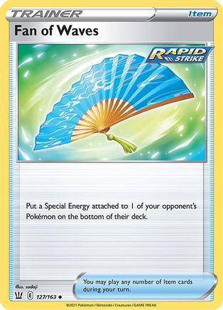 Fan of Waves 127/163 - SWSH05 Battle Styles Reverse Holofoil - Uncommon