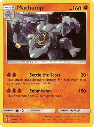Machamp 065/145 - Blister Exclusives Holofoil - Promo