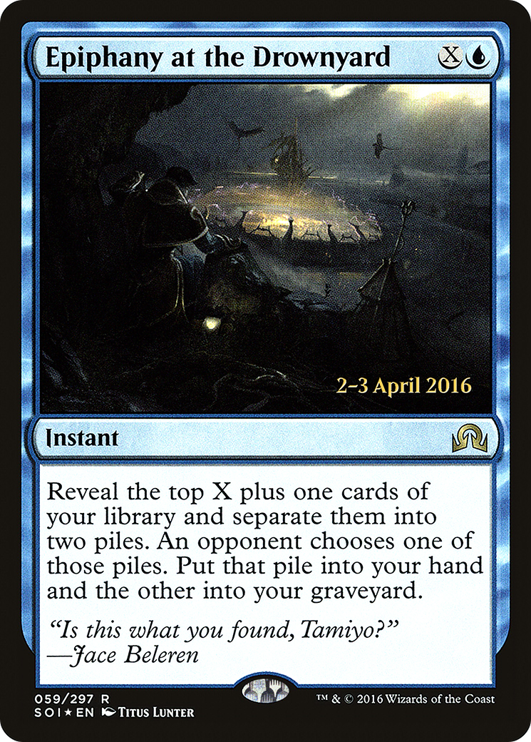 Epiphany at the Drownyard (PRE-59S) - Shadows over Innistrad Promos (Prerelease) Foil