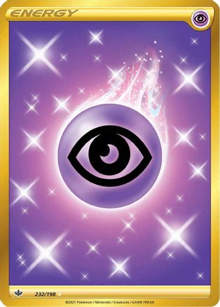 Psychic Energy (Secret) 232/198 - SWSH06 Chilling Reign Holofoil - Secret Rare