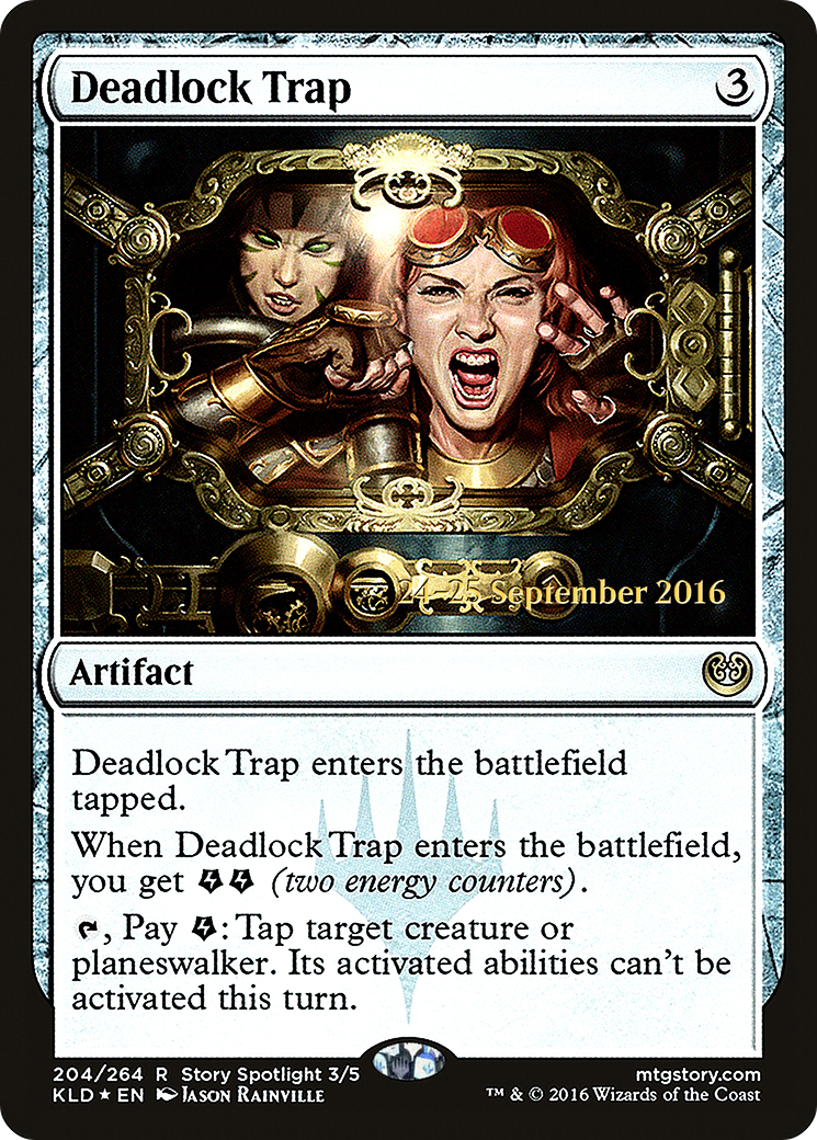Deadlock Trap (PRE-204S) - Kaladesh Promos (Prerelease) Foil
