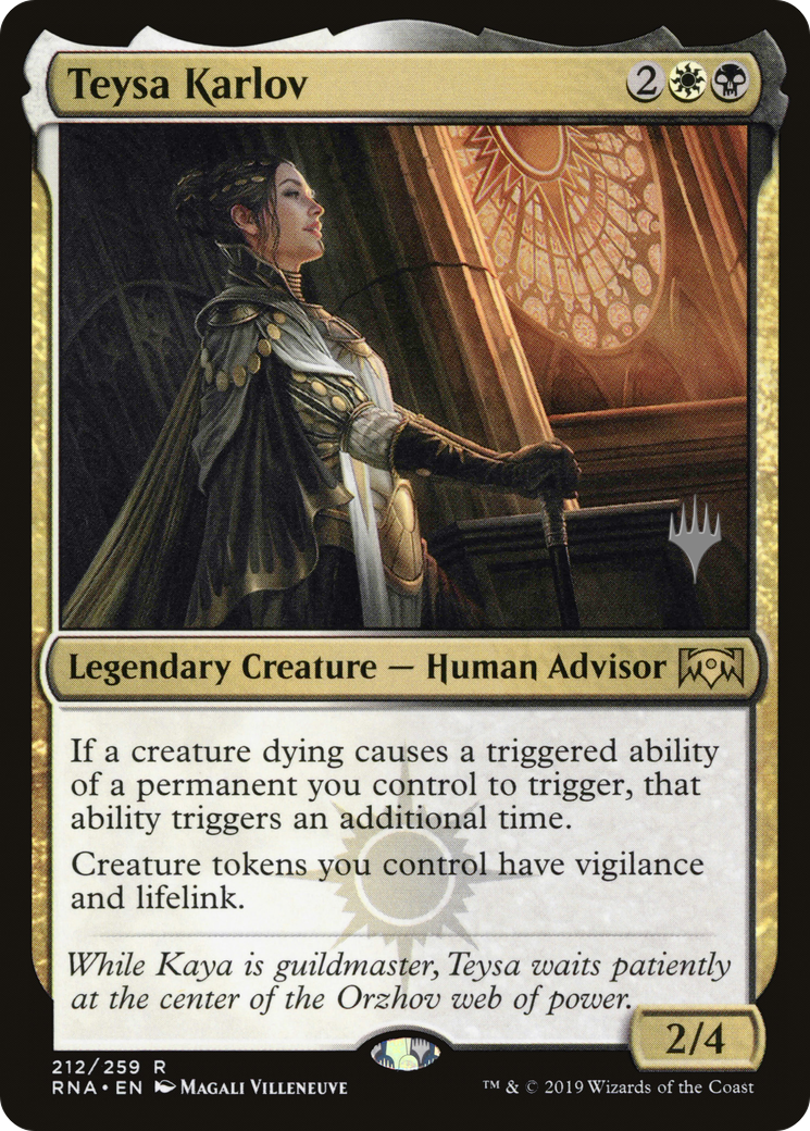 Teysa Karlov (PPELD-212P) - Ravnica Allegiance Promos (Promo Pack)