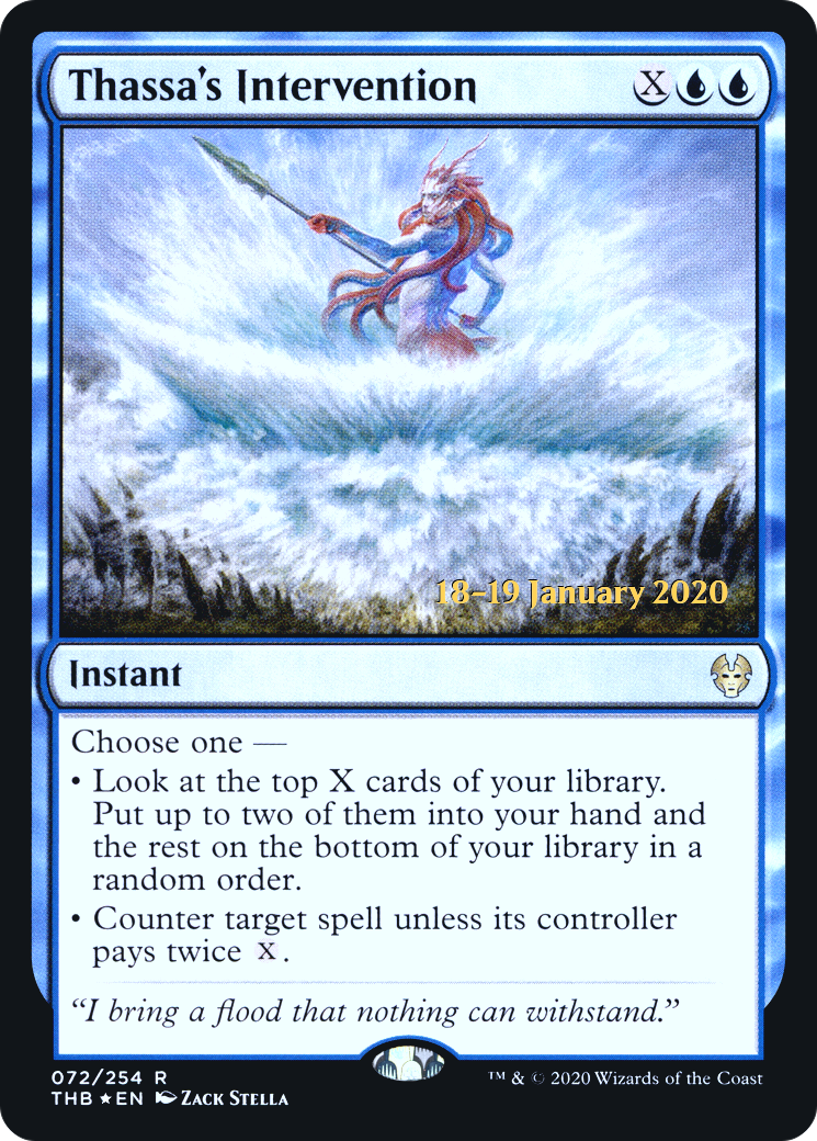 Thassa's Intervention (PRE-72S) - Theros Beyond Death Promos (Prerelease) Foil