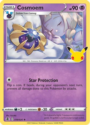Cosmoem (14/025) - Celebrations Holofoil - Holo Rare