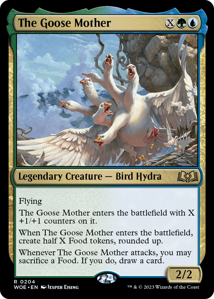 The Goose Mother (PPWOE-204) - Wilds of Eldraine Promos Foil (Promo Pack)