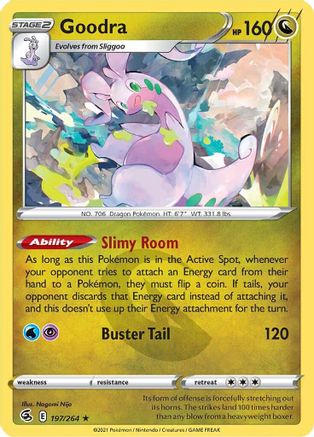 Goodra 197/264 - SWSH08 Fusion Strike Normal - Rare