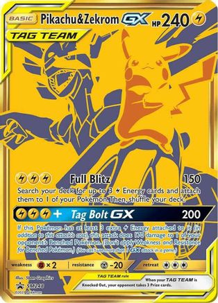 Pikachu & Zekrom GX (SM248/248) - SM Promos Holofoil - Promo
