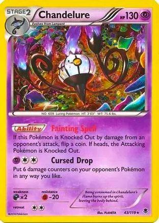 Chandelure 043/119 - Blister Exclusives Holofoil - Promo