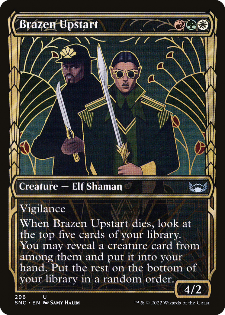 Brazen Upstart (SNC-296) - Streets of New Capenna: (Showcase)