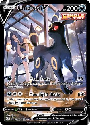 Umbreon V TG22/TG30 - SWSH09 Brilliant Stars Trainer Gallery Holofoil - Ultra Rare