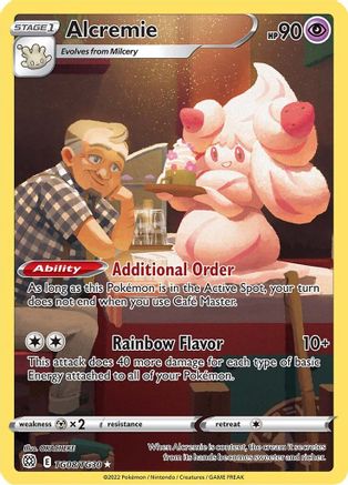 Alcremie TG08/TG30 - SWSH09 Brilliant Stars Trainer Gallery Holofoil - Ultra Rare