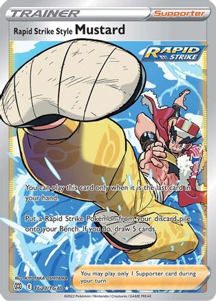 Rapid Strike Style Mustard TG27/TG30 - SWSH09 Brilliant Stars Trainer Gallery Holofoil - Ultra Rare