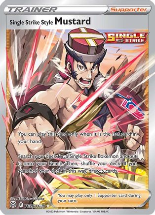 Single Strike Style Mustard TG28/TG30 - SWSH09 Brilliant Stars Trainer Gallery Holofoil - Ultra Rare